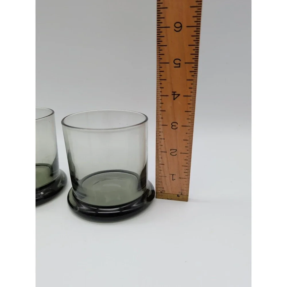 Vintage Pitman-Dreitzer smoked old fashion glass Rocks Whiskey